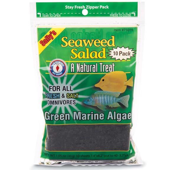 San Francisco Bay Brand Seaweed Salad Green Marine Algae Aquarium Supplies At Liveaquaria