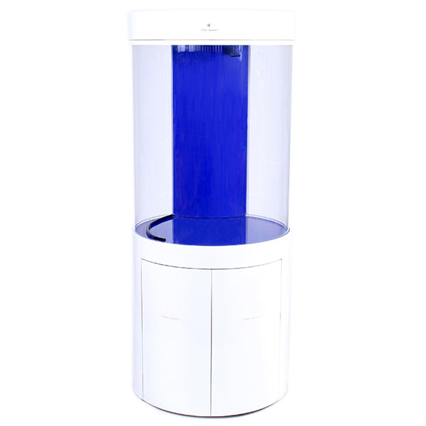 Pro Clear Cylinder Aquarium Model 80 - White