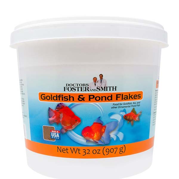 Drs. Foster & Smith Goldfish & Pond Flakes for Goldfish, Koi, & Pond Fish Drs. Foster & Smith Goldfish & Pond Flakes for Goldfish, Koi, & Pond Fish